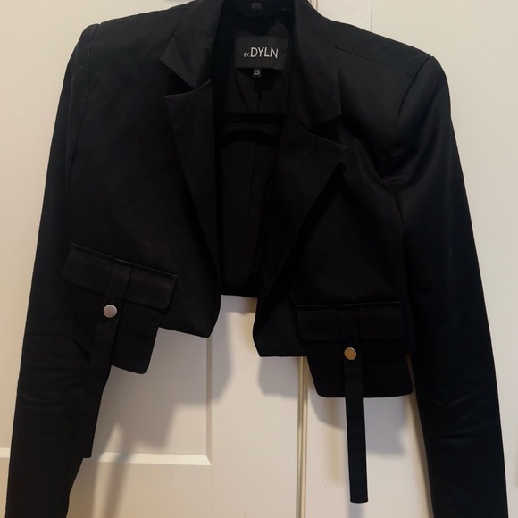 By.Dylan Black Crop Jacket / Blazer XS - Picture 8 of 8